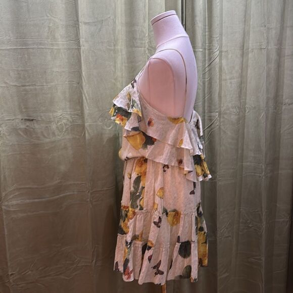 Cris Barros floral print mini ruffle dress, S - Picture 6 of 9